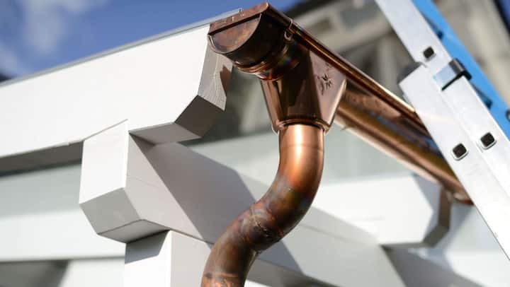 Make your property stand out with copper gutters. Contact for gutter installation in Athens