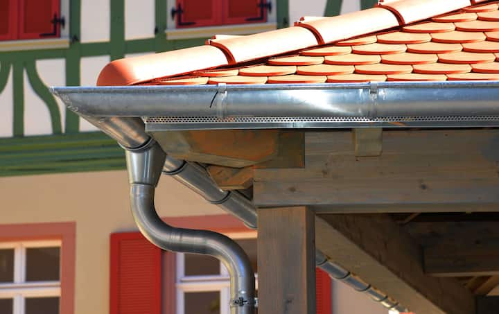 Long lasting steel gutters installation in Athens
